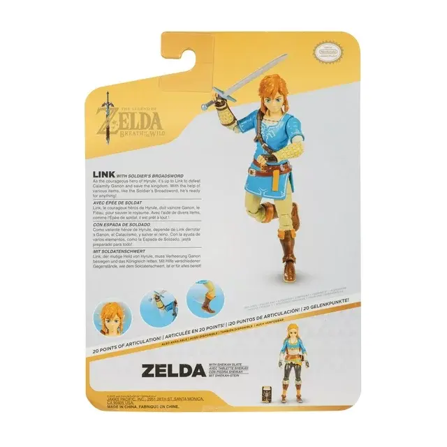 Miniatura: Link - Zelda Nintendo - Figura de 10cm articulada