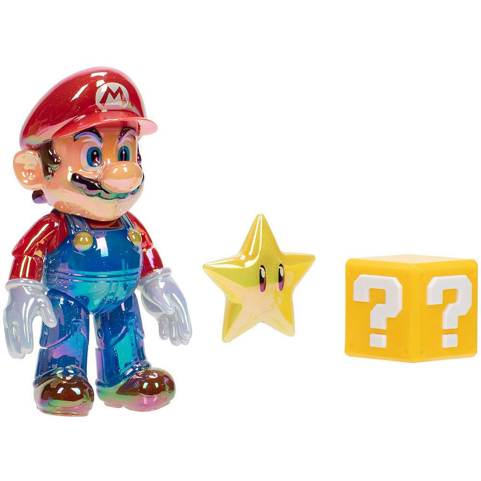 Miniatura: Power Star Mario + Estrella - Figura de 10cm