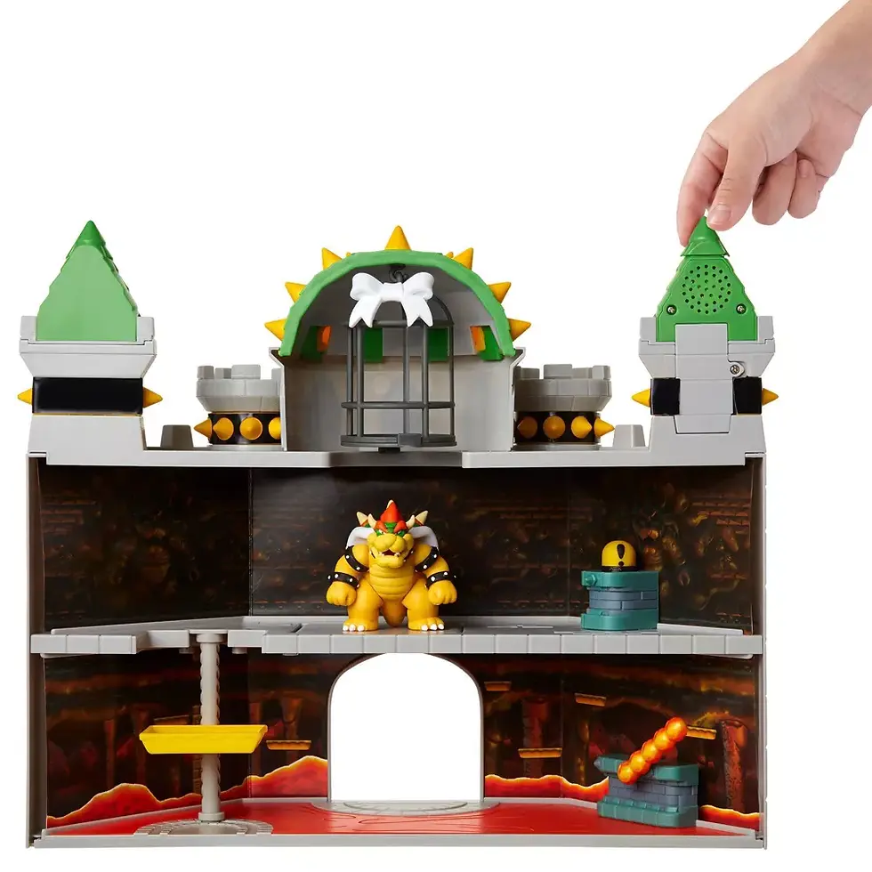 Miniatura: Castillo Bowser Deluxe+ 5 figura de 5cm
