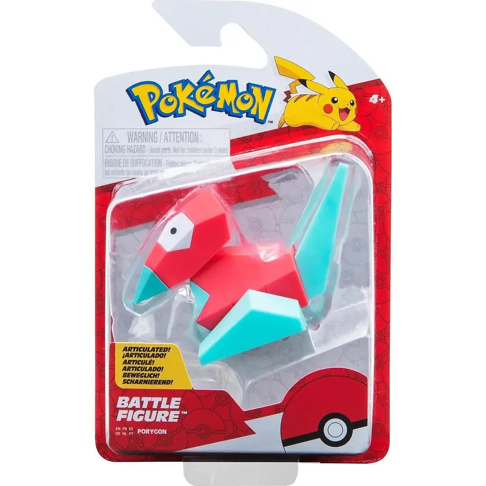 Porygon - Pokemon - Figura de 6cm articulada