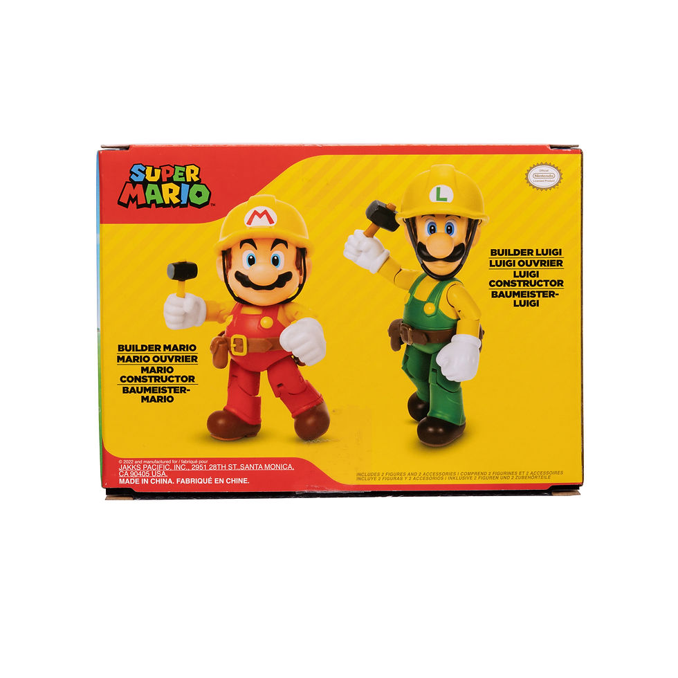 Miniatura: MARIO Constructor Y LUIGI CONSTRUTOR 2 PACK JAKKS PACIFIC