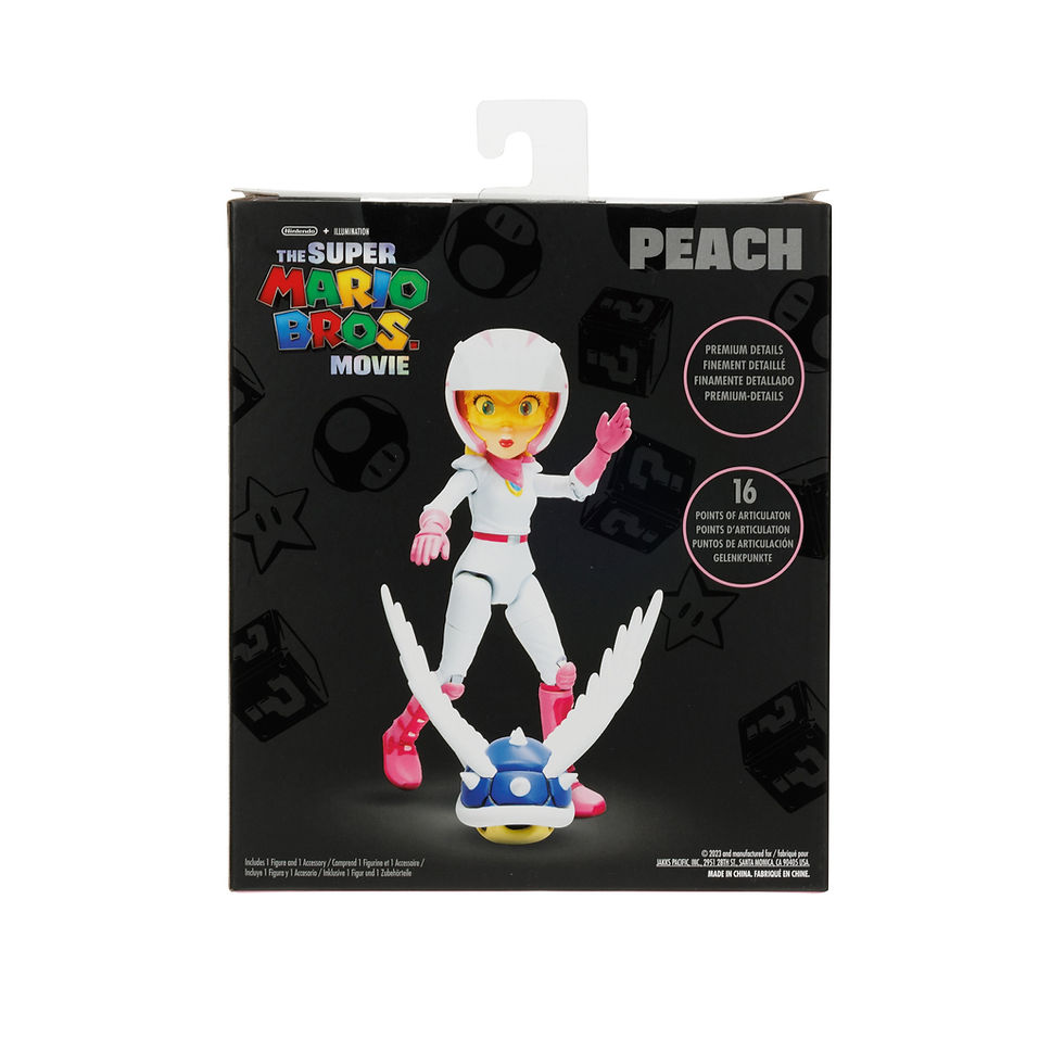 Miniatura: Peach traje motocicleta - Mario Movie - Figura de 13cm