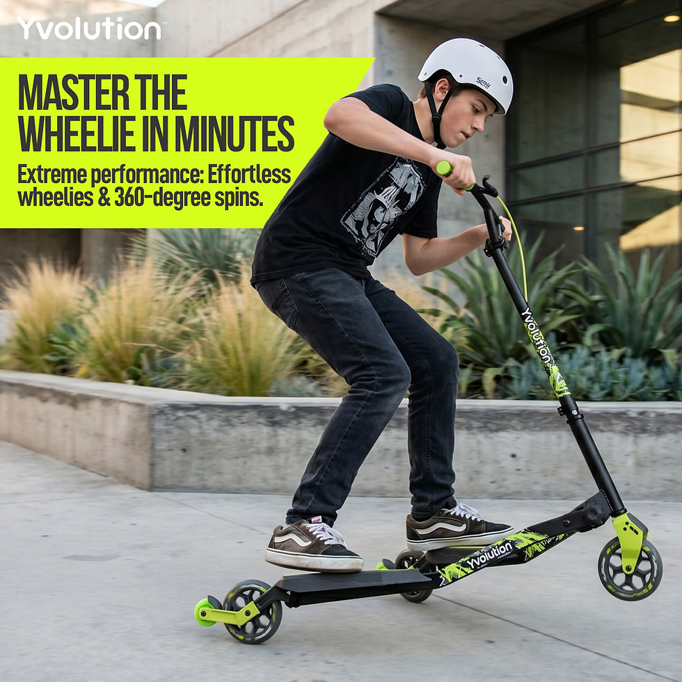 Thumbnail: Yvolution Fliker Lift Drift Scooter
