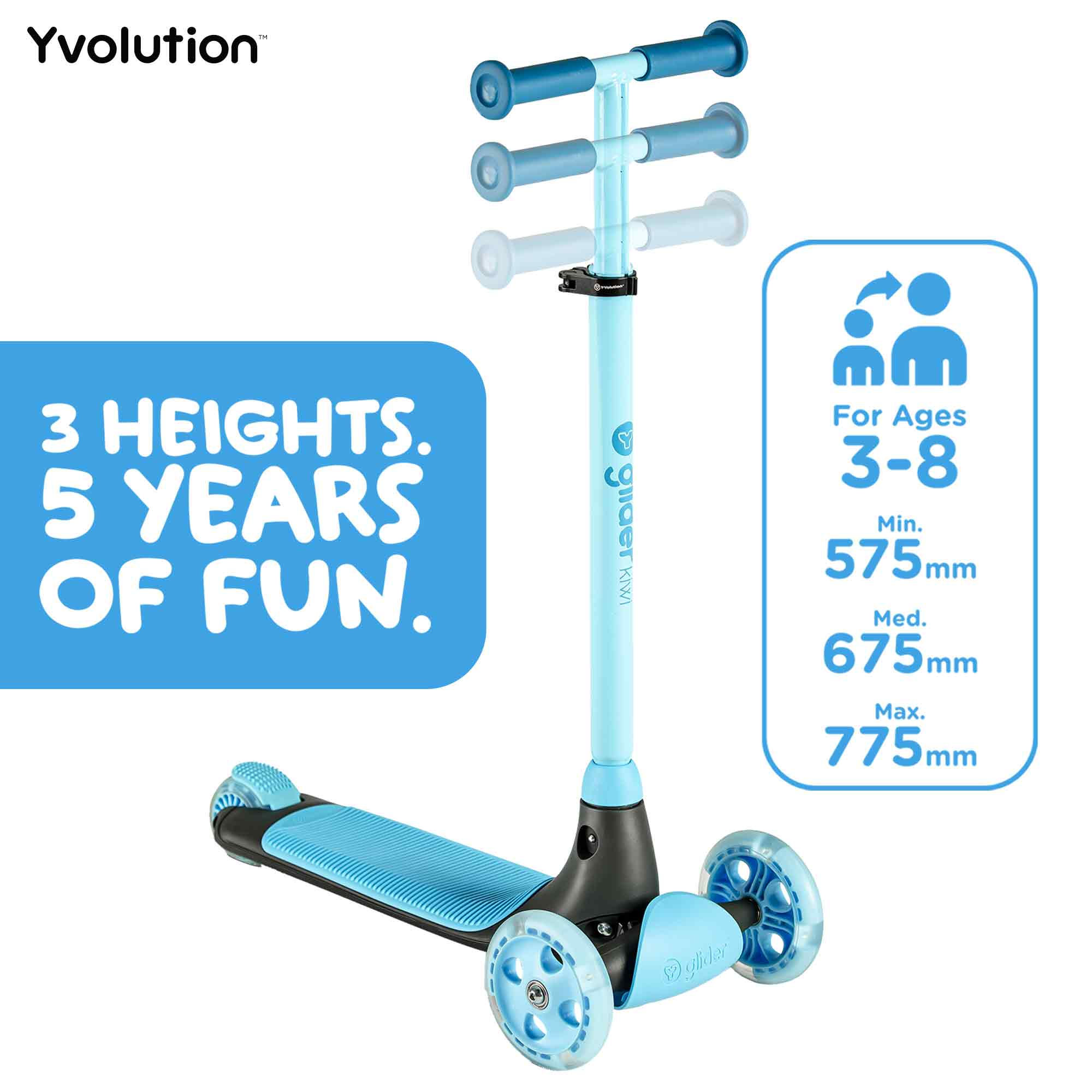 Yvolution Glider Kiwi for Kids | Yvolution