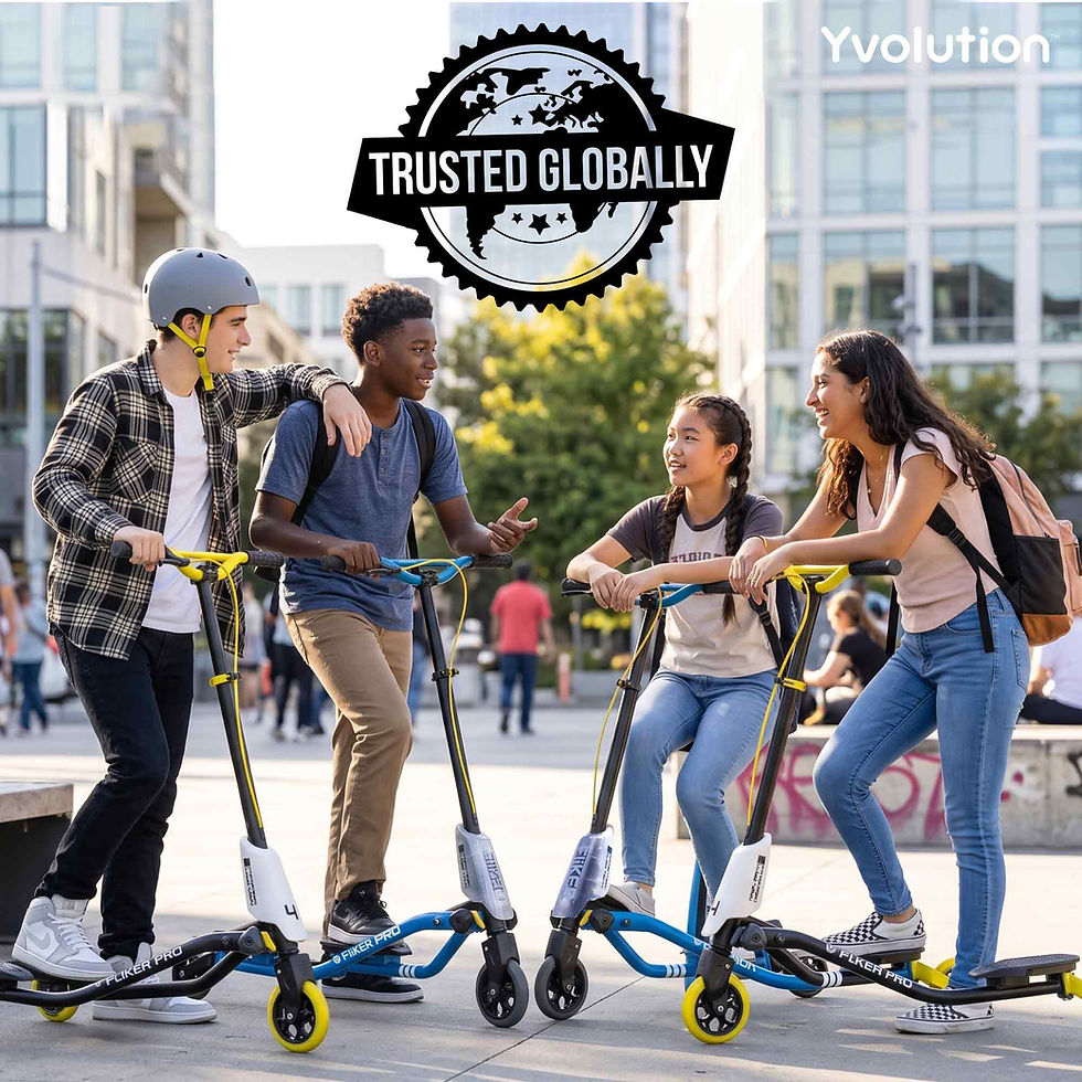Thumbnail: Yvolution Fliker Pro Drift Scooter