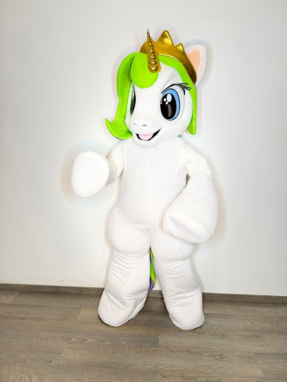 Miniature : mascotte licorne animation enfants Marseille Aix-en-Provence Nice Monaco Cannes Fréjus