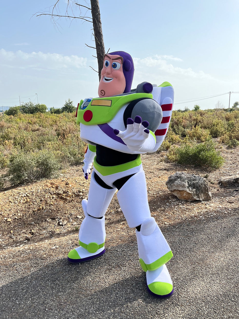 Miniature : mascotte Buzz l’Éclair Toy Story centre commercial Nice Toulon Montpellier Avignon animation enfants