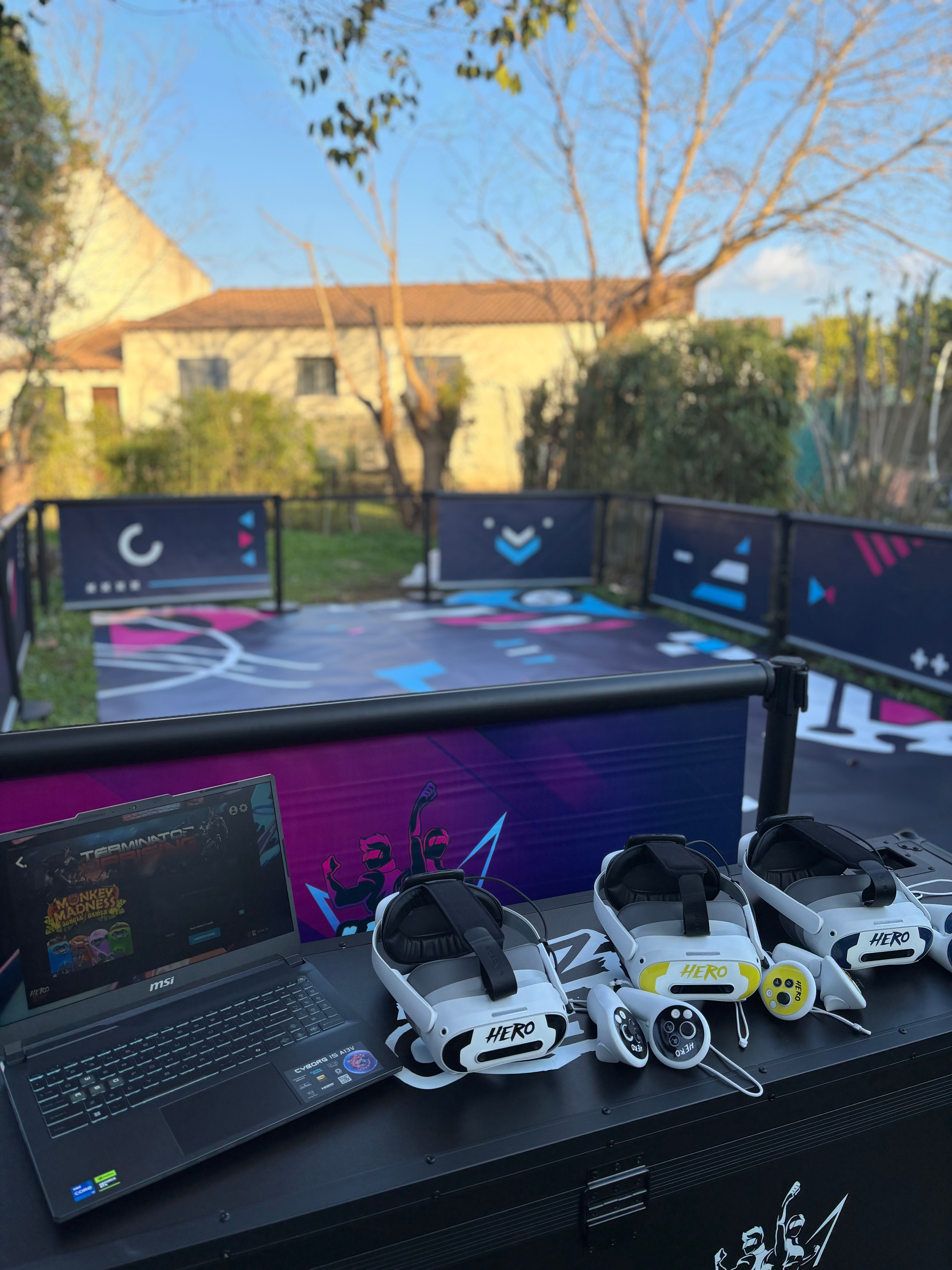 Location Arène de Réalité Virtuelle Mobile – 6 Joueurs Simultanés – Animation VR