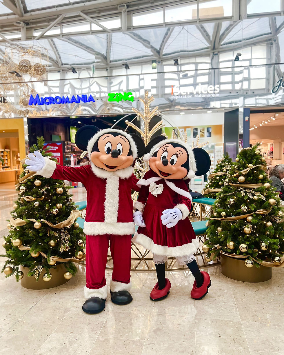 Miniature : Mascotte Mickey Mouse Noel