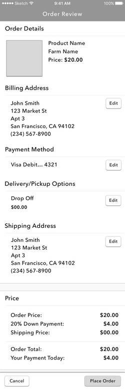 Review Order