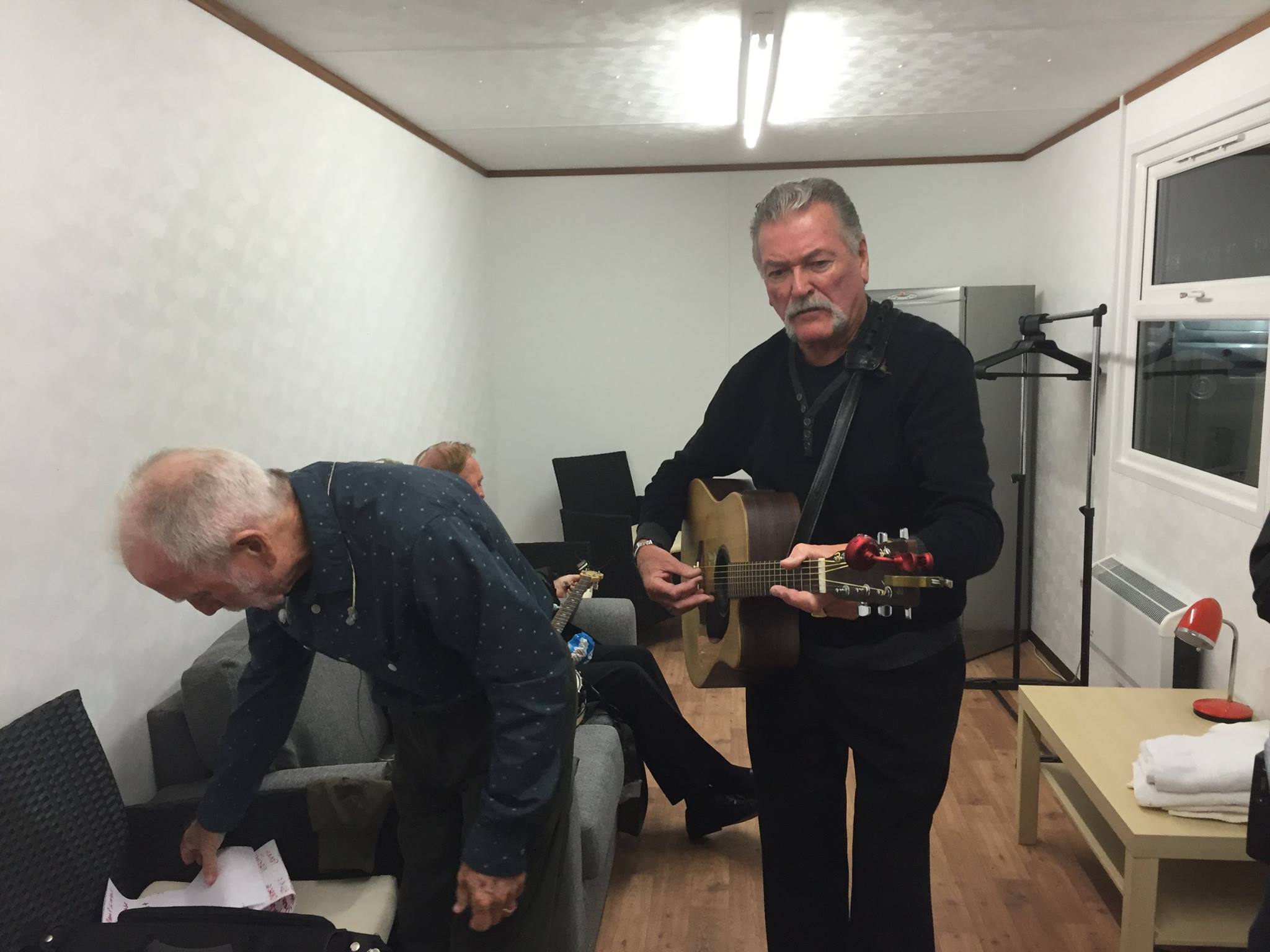 Back stage before Feile Belfast 2017