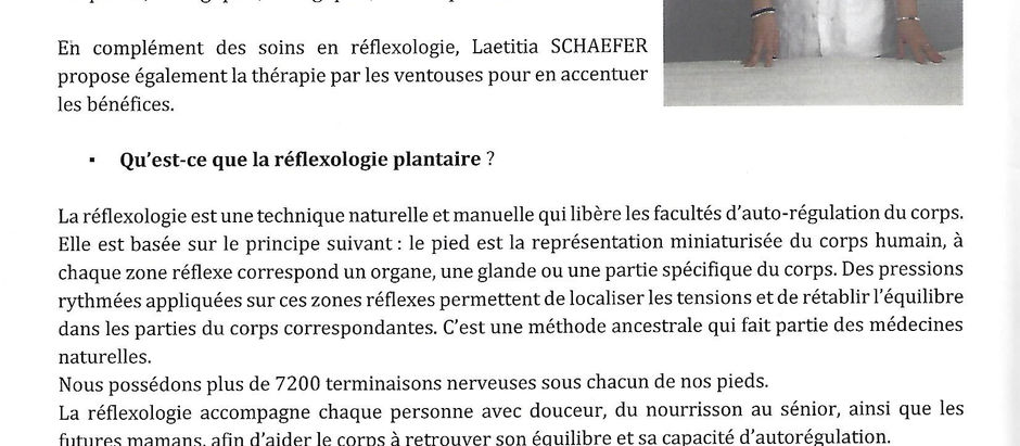 Article sur mon cabinet