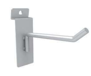 Metal slatwall hook