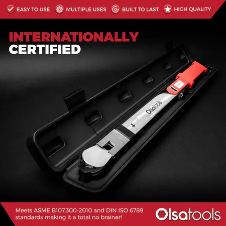 Thumbnail: Olsa Flex Head Split Beam Torque Wrench - 1/2" Drive 72T
