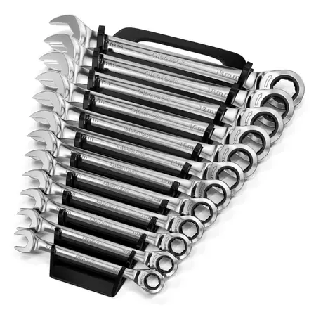 Olsa 120 Tooth Ratcheting Wrench Set - Metric