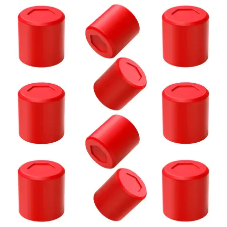Thumbnail: Olsa Magnetic Buttons 10pc Set - Strong Silicone Non-Scratch Magnets