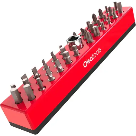 Thumbnail: Olsa Magnetic Hex 1/4" Bit Organizer