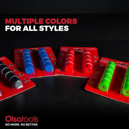 Thumbnail: Olsa Magnetic Buttons 10pc Set - Strong Silicone Non-Scratch Magnets