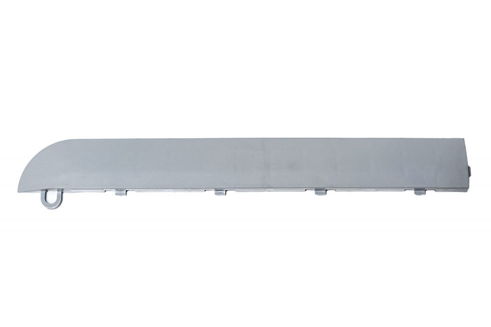 Light gray Hayley Slatwall F-Trim