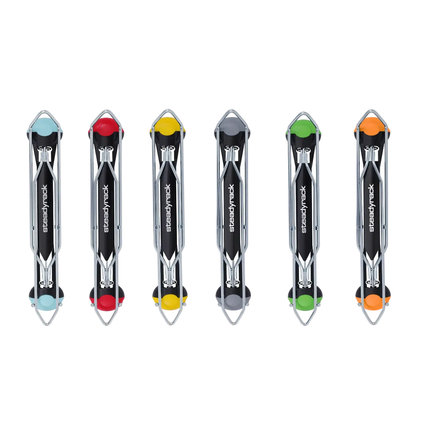 Six calibration tools with colorful ends