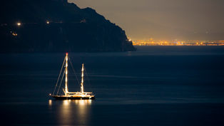 Sailboat in the night