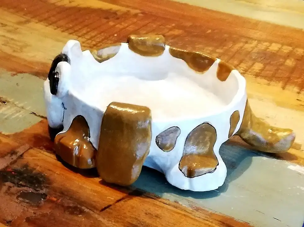 Lustiger kleiner Hundenapf für deine Fellnase - hinten