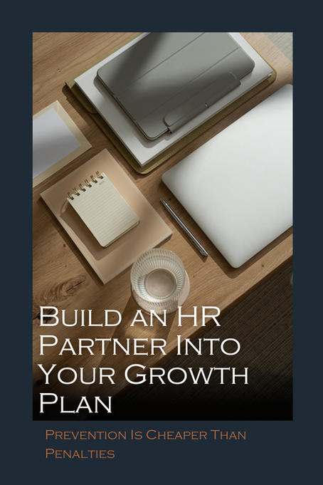 Building HR partner into growth plan