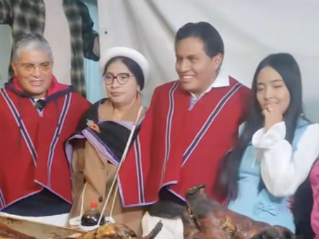 Pedida de mano del hijo de Luis Chango, presidente de Mushuc Runa, se vuelve viral en redes sociales
