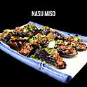 Nasu Miso (ナス味噌) มะเขือม่วงยาวราดซอสไก่สับ