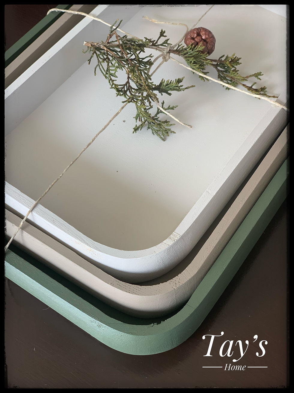 Thumbnail: Wood Tray Set (Earth)
