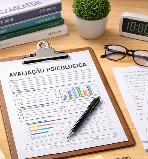 ilustração avaliação psicológica