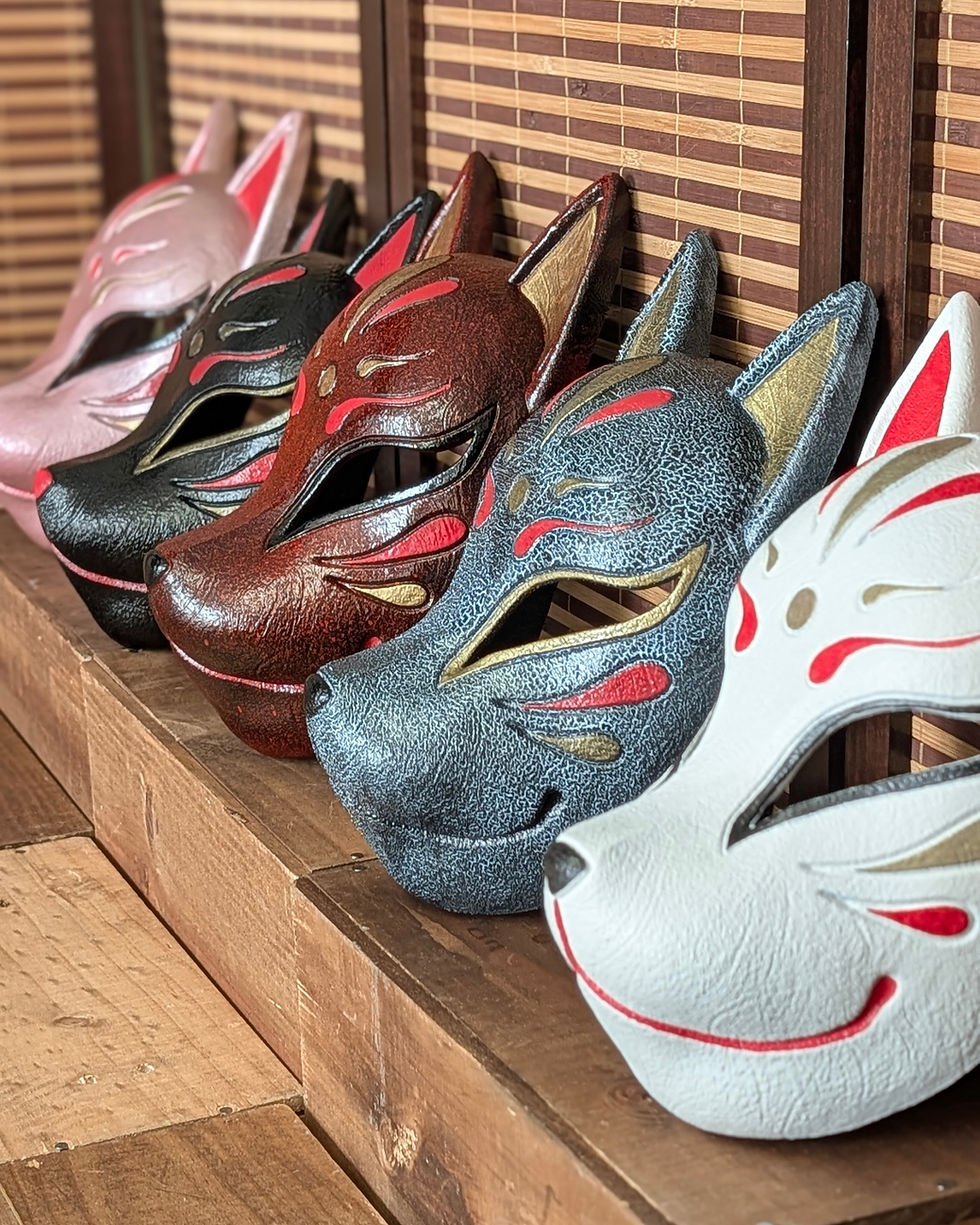 Kitsune Masks: Japan’s Sacred Fox Between Mystery and Metamorphosis