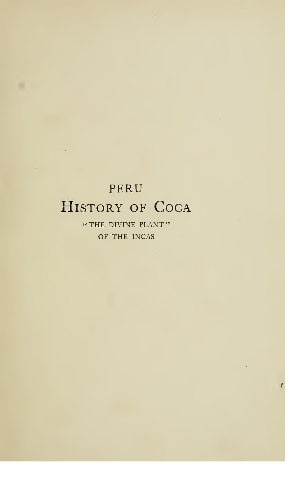 Thumbnail: Peru - history of coca, the divine plant of the Incas.