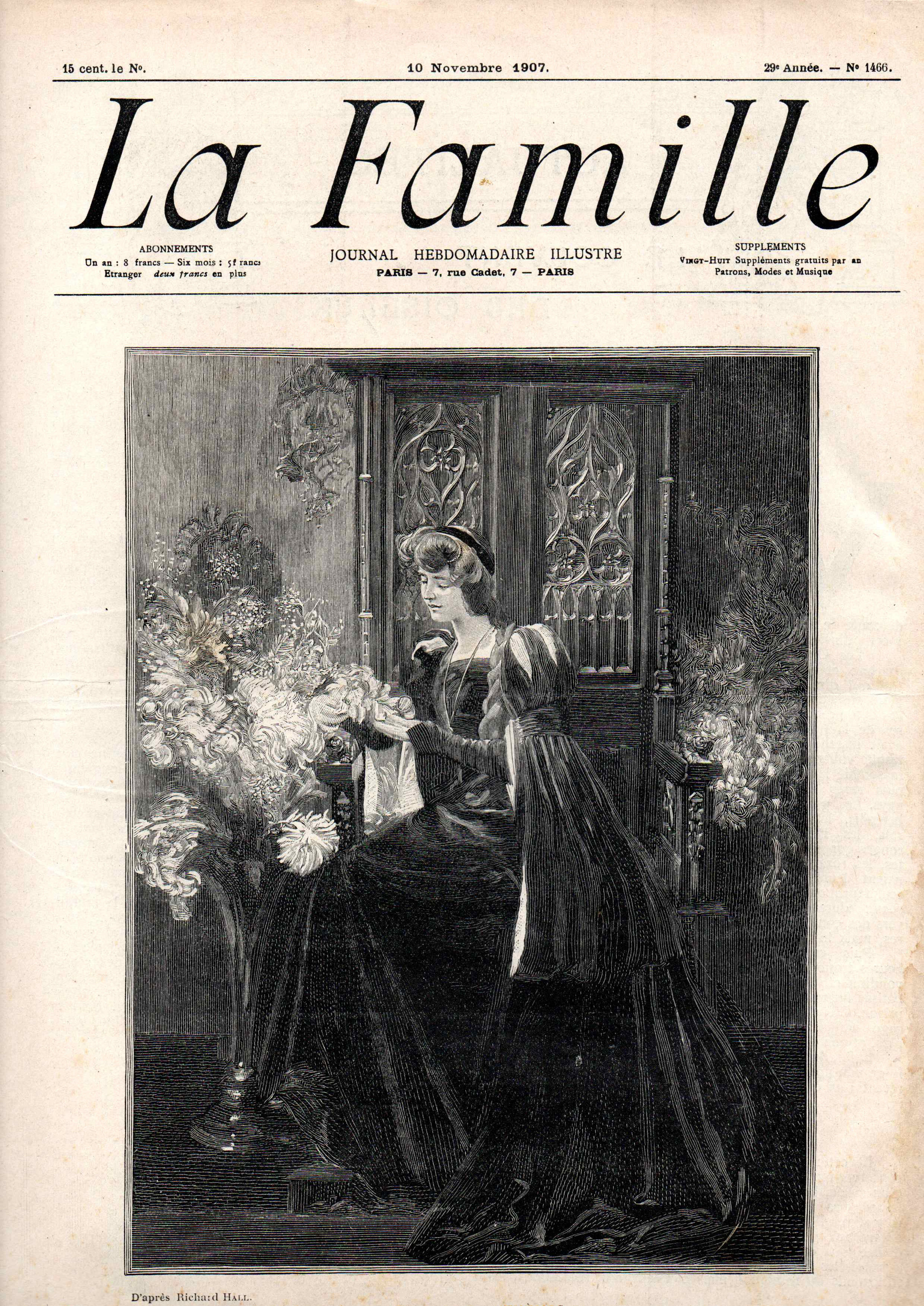 La Famille, JOURNAL - HEBDOMADAIRE - ILLUSTREE