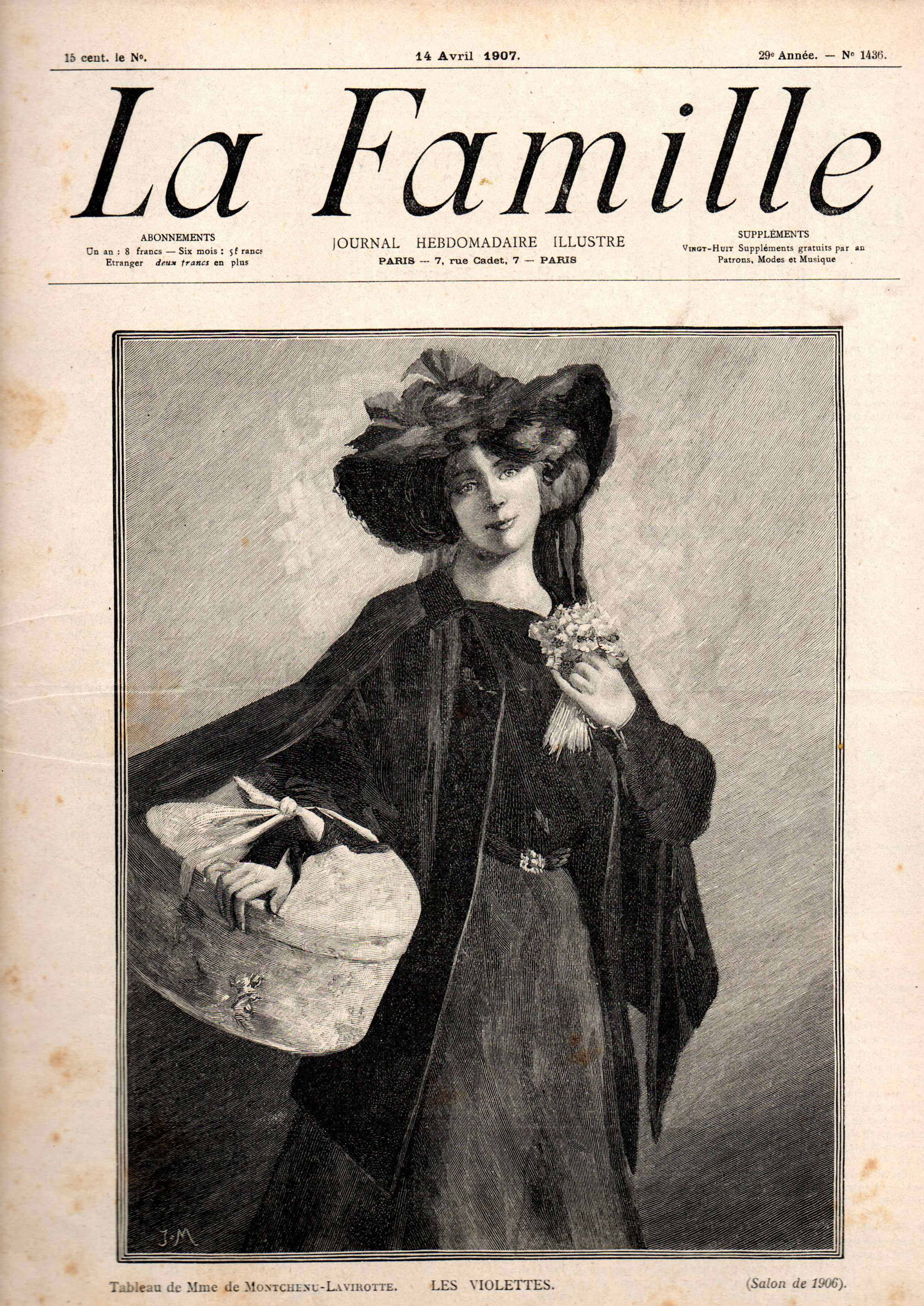 La Famille, JOURNAL - HEBDOMADAIRE - ILLUSTREE