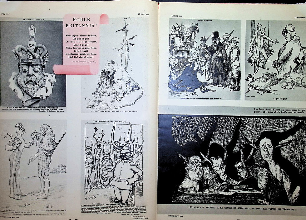 Miniatura: Un sciècle de perifidies. Jugé par les caricaturistes Francais