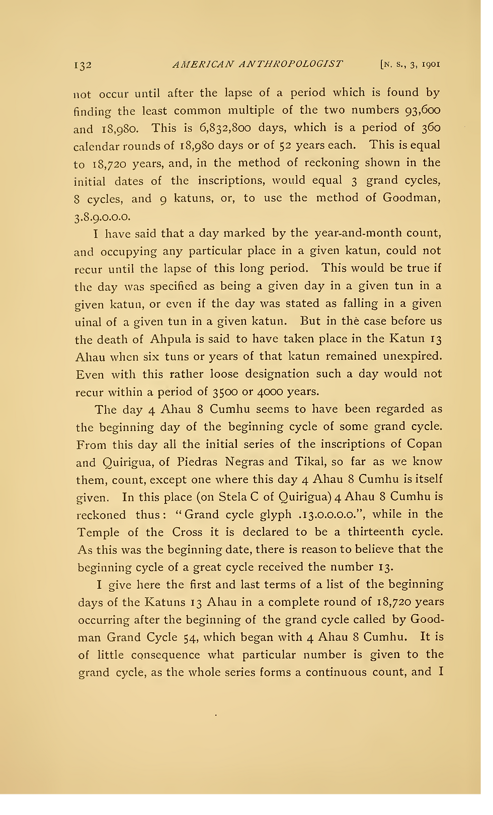 Thumbnail: Memoranda on the Maya calendars in the books of Chilan Balam by C. P. Bowditch