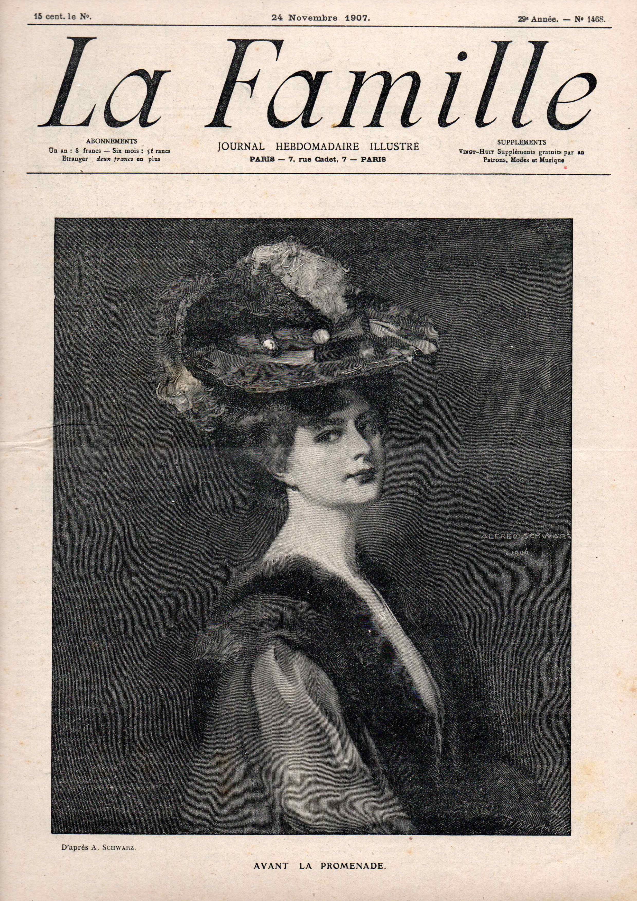 La Famille, JOURNAL - HEBDOMADAIRE - ILLUSTREE