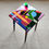 Thumbnail: Colorful Modern Epoxy Resin Accent Casting Side Coffee Table