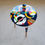 Thumbnail: Maximalist Eclectic Cool Hand Painted Quirky Round Epoxy Cute Boho Pop Art Table