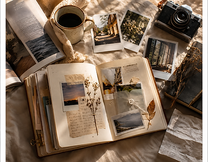 Warm, nostalgic, creative, sunlit, timeless.