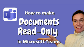 How to make documents read-only in Microsoft Teams