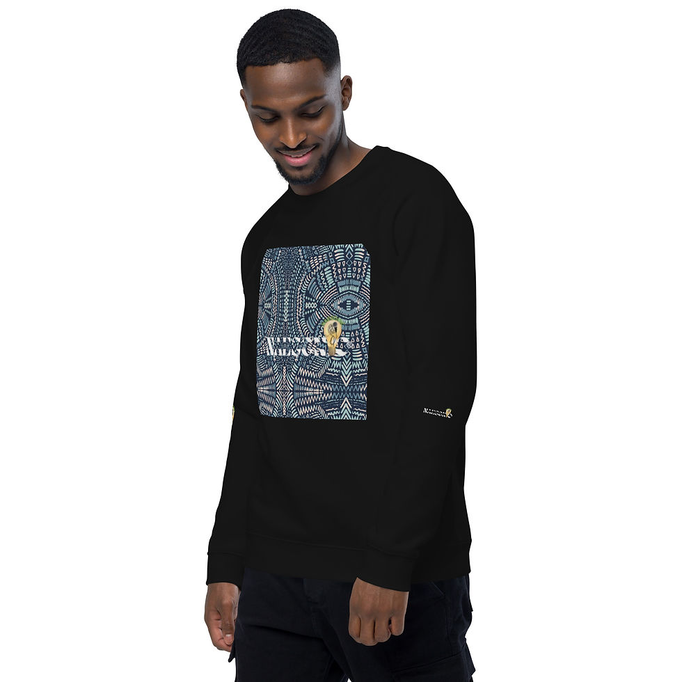 Thumbnail: Unisex organic raglan sweatshirt