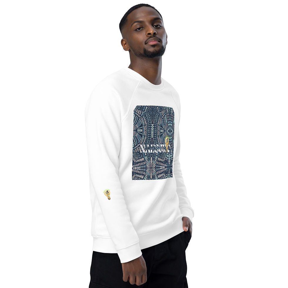 Thumbnail: Unisex organic raglan sweatshirt