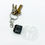 Thumbnail: Smiley Face with Mushroom LED Keychain on a set of keys