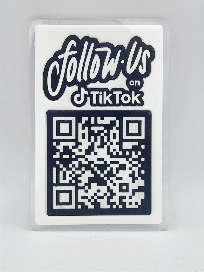 Thumbnail: Custom Business QR Code Sign | Tabletop or Wall Mount