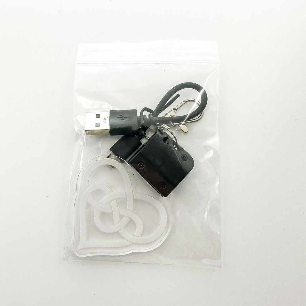 Thumbnail: Celtic Heart LED Clip On Charm