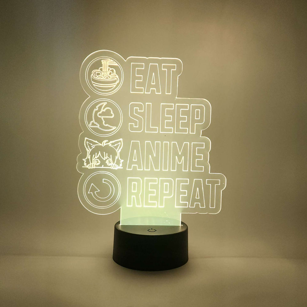 Thumbnail: Eat Sleep Anime Lamp