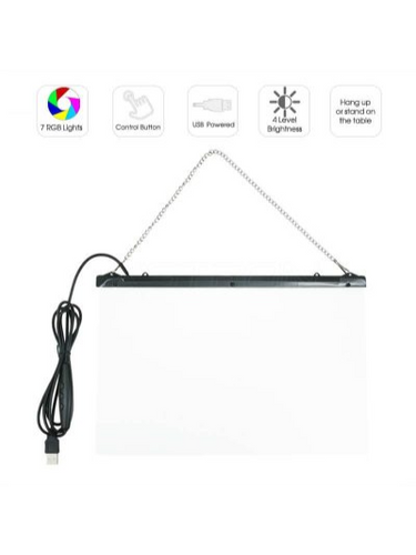Sit & Hang LED QR Code Sign | Fandom Laser