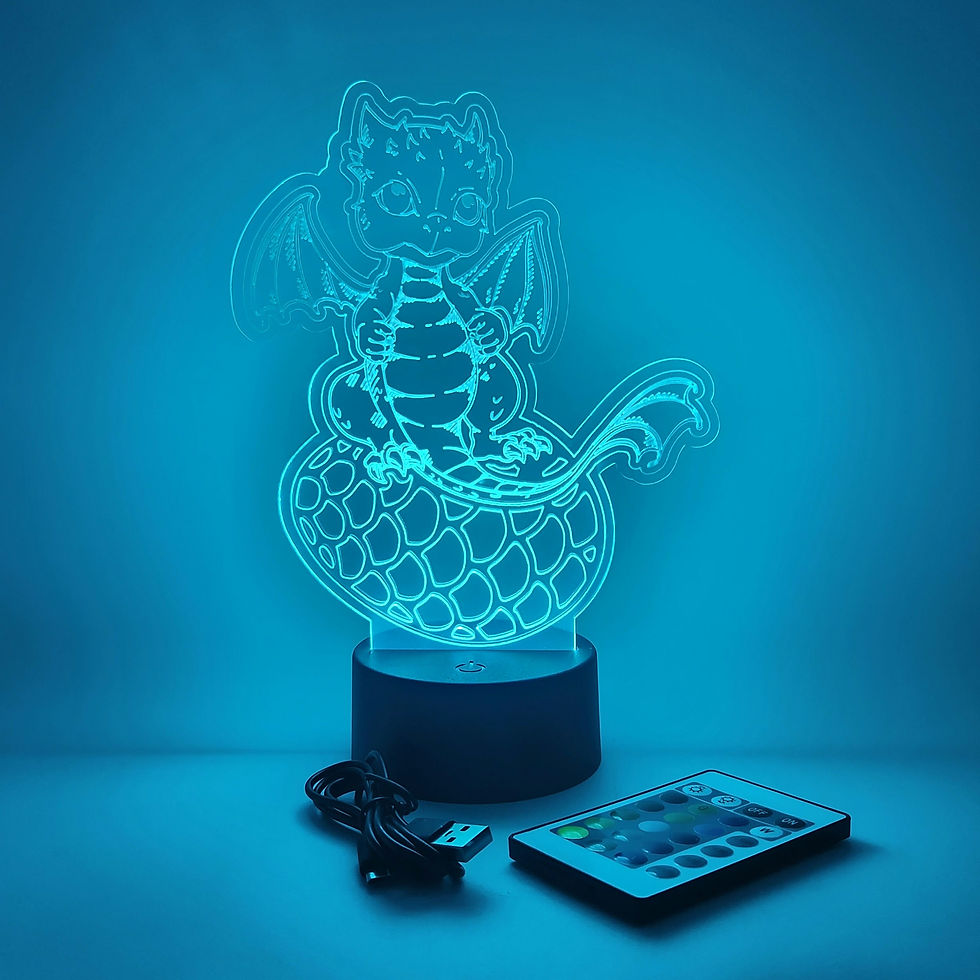 Thumbnail: Baby Dragon Lamp